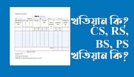 খতিয়ান কি ? খতিয়ান কত প্রকার ও কি কি ?